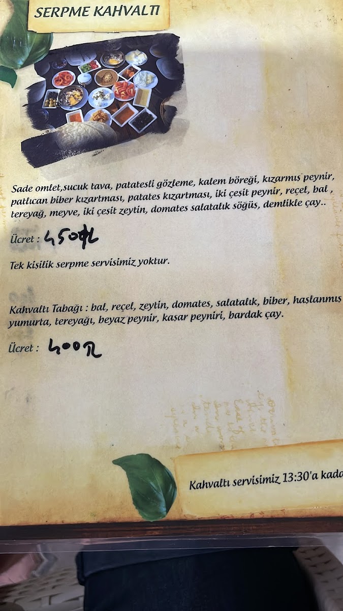 Menu Saklıkent Cihan'ın Yeri Alkolsüz Aile Restoranı & Vitamin Bar-5