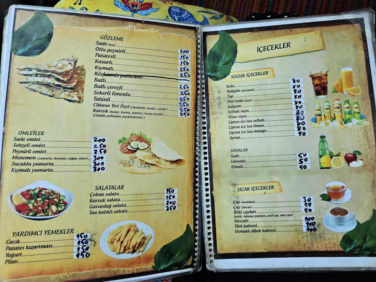 Menu Saklıkent Cihan'ın Yeri Alkolsüz Aile Restoranı & Vitamin Bar-8